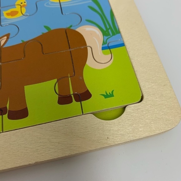 Set of 2 Jigsaw Puzzle Farm Animals and dinosaurs - Picture 7 of 11